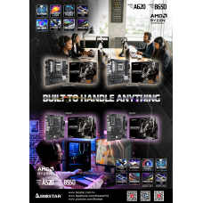 BIOSTAR A620MP-E PRO, B650MP-E PRO, A520MT, B550MT