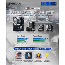 BIOSTAR's Intel 700/600 series motherboards featuring the Intel i7-14700K processor